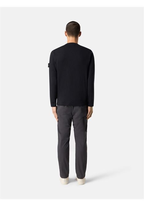 maglia cre neck 5100052 uomo nera STONE ISLAND | L1S15 5100052 S00B0V0029